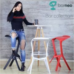 Барный стул Barneo N-227 Miura черный в Новоуральске - novouralsk.mebel24.online | фото 2