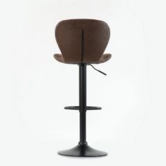 Барный стул Barneo N-86 Time / Black / VPU Brown Vintage коричневый винтаж PK970-18 в Новоуральске - novouralsk.mebel24.online | фото 2
