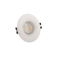 DK3028-WH Встраиваемый светильник, IP 20, 10 Вт, GU5.3, LED, белый, пластик в Новоуральске - novouralsk.mebel24.online | фото 3