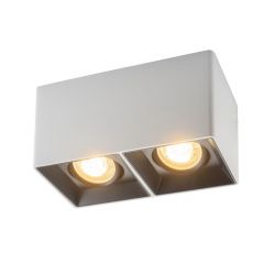 DK3035-WB Светильник накладной IP 20, 10 Вт, GU5.3, LED, белый/черный, пластик в Новоуральске - novouralsk.mebel24.online | фото