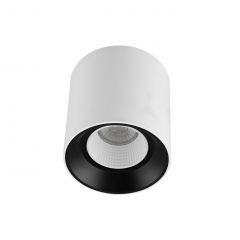 DK3090-WB+WH Светильник накладной IP 20, 10 Вт, GU5.3, LED, бело-черный/белый, пластик в Новоуральске - novouralsk.mebel24.online | фото