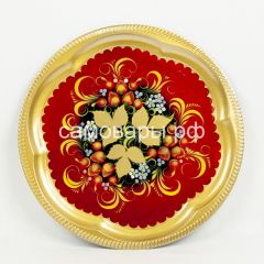 Электрический самовар "Банка ажурная" 3 литра в наборе №1 с росписью "Хохлома на красном" в Новоуральске - novouralsk.mebel24.online | фото 3