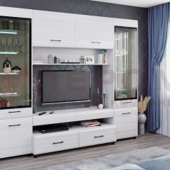 Гостиная Камелия Композиция 11 (Снежный ясень) в Новоуральске - novouralsk.mebel24.online | фото