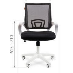 Кресло для оператора CHAIRMAN 696 white (ткань TW-10/сетка TW-05) в Новоуральске - novouralsk.mebel24.online | фото 6
