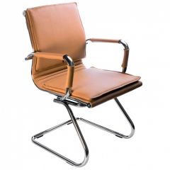 Кресло для посетителя Бюрократ CH-993-Low-V/Camel светло-коричневый в Новоуральске - novouralsk.mebel24.online | фото