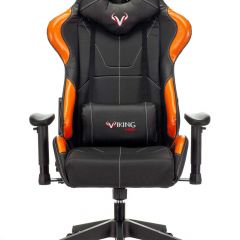 Кресло игровое Бюрократ VIKING 5 AERO ORANGE черный/оранжевый в Новоуральске - novouralsk.mebel24.online | фото 3