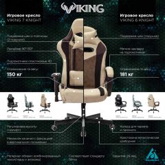 Кресло игровое Бюрократ VIKING 6 KNIGHT BL FABRIC синий в Новоуральске - novouralsk.mebel24.online | фото 5