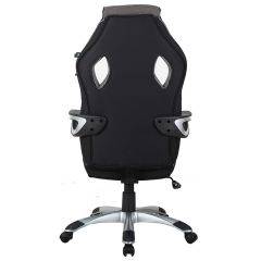 Кресло компьютерное BRABIX Techno GM-002 (ткань) черное/серое, вставки белые (531815) в Новоуральске - novouralsk.mebel24.online | фото 6