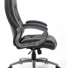Кресло офисное BRABIX PREMIUM "Strong HD-009" (экокожа черная, ткань серая) 531945 в Новоуральске - novouralsk.mebel24.online | фото 3