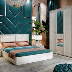 ПРЕСТИЖ-2 Кровать 1,6 м с ПМ (Сандал светлый) в Новоуральске - novouralsk.mebel24.online | фото 2