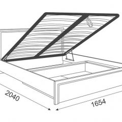 Кровать 1.6 Беатрис М08 Стандарт с ПМ (Орех гепланкт) в Новоуральске - novouralsk.mebel24.online | фото 2