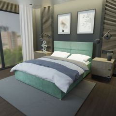 Кровать Аврора Решетка+ПМ (1200) *БЕЗ ДНА в Новоуральске - novouralsk.mebel24.online | фото