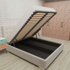 Кровать Брауни интерьерная +основание/ПМ/бельевое дно (120х200) в Новоуральске - novouralsk.mebel24.online | фото 3