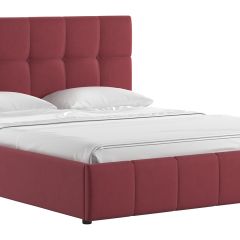 Кровать двойная Хлоя 160 + ортопед + ПМ + дно (арт. Макс 325 (ягодный)) в Новоуральске - novouralsk.mebel24.online | фото