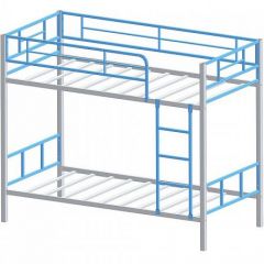 Кровать двухъярусная "Севилья-2.01 комбо" Серый/Голубой в Новоуральске - novouralsk.mebel24.online | фото 2