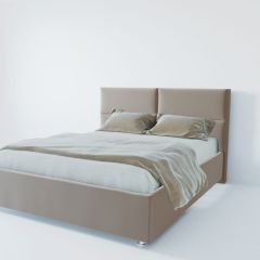 Кровать Корсика с ПМ 1200 (велюр светло-серый) в Новоуральске - novouralsk.mebel24.online | фото 2