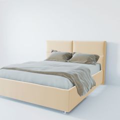 Кровать Корсика с ПМ 800 (экокожа бежевая) в Новоуральске - novouralsk.mebel24.online | фото 2