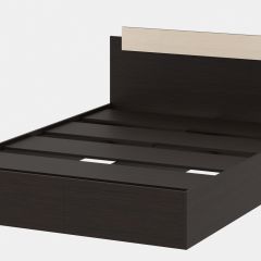 СОФИЯ Кровать КР 1400 (венге/дуб белфорт) щиты в Новоуральске - novouralsk.mebel24.online | фото