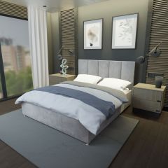 Кровать Мерида Решетка+ПМ+Дно (1600) в Новоуральске - novouralsk.mebel24.online | фото