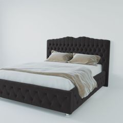 Кровать Нягань с ПМ 1200 (экокожа кольт ч) в Новоуральске - novouralsk.mebel24.online | фото 2