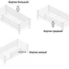 Кровать одноярусная Сонечка (800*1900) модульная в Новоуральске - novouralsk.mebel24.online | фото 3