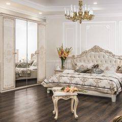 Кровать с мягким изголовьем Патрисия (1600) крем в Новоуральске - novouralsk.mebel24.online | фото 6