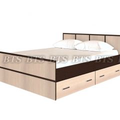 Кровать Сакура 1600 LIGHT + Проложки LIGHT 1.6 ДСП (Венге/Лоредо) в Новоуральске - novouralsk.mebel24.online | фото