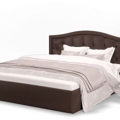 Кровать Стелла 1400*2000 + ПМ (Лесмо brown) коричневый в Новоуральске - novouralsk.mebel24.online | фото