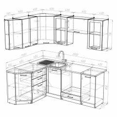 Кухонный гарнитур Симона мега прайм 1500*2000 в Новоуральске - novouralsk.mebel24.online | фото 3