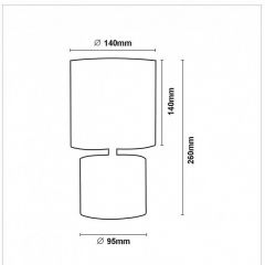 Настольная лампа декоративная Lucide Greasby 47502/81/38 в Новоуральске - novouralsk.mebel24.online | фото 4