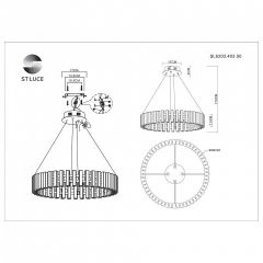 Подвесная люстра ST-Luce Estense SL6203.403.50 в Новоуральске - novouralsk.mebel24.online | фото 4