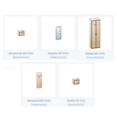 Прихожая Карина композиция 7 (Снежный ясень) в Новоуральске - novouralsk.mebel24.online | фото 3