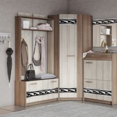 Прихожая Марица Модульная (ЯШ темный/ светлый) в Новоуральске - novouralsk.mebel24.online | фото 2
