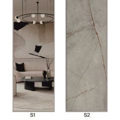 Шкаф-купе 1300 серии SILVER S1+S1+B2+PL2 (2 ящика+1 штанга+1 полка) профиль «Серебро» в Новоуральске - novouralsk.mebel24.online | фото 7