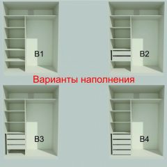 Шкаф-купе 1700 серии NEW CLASSIC K4+K4+B2+PL4 (2 ящика+F обр. штанга) профиль «Капучино» в Новоуральске - novouralsk.mebel24.online | фото 8