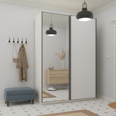 Шкаф-купе 1800 серии SOFT D1+D3+B2+PL1 (2 ящика+1штанга) профиль «Графит» в Новоуральске - novouralsk.mebel24.online | фото