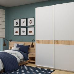 Шкаф-купе 1800 серии SOFT D6+D6+B2+PL3 (2 ящика+2штанги) профиль «Капучино» в Новоуральске - novouralsk.mebel24.online | фото 5