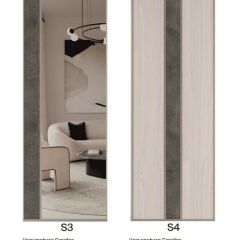 Шкаф-купе 1950 серии SILVER S4+S1+S4 B22+PL4 (по 2 ящика лев/прав+F обр.штанга) профиль «Серебро» в Новоуральске - novouralsk.mebel24.online | фото 12
