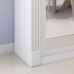 Шкаф-купе 2450 серии NEW CLASSIC K1+K1+K1+B22+PL4 (по 2 ящика лев/прав+F обр.штанга) профиль «Капучино» в Новоуральске - novouralsk.mebel24.online | фото 5