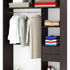 Шкаф-купе Бабочка 1.5 серия Альянс (Венге) в Новоуральске - novouralsk.mebel24.online | фото 2