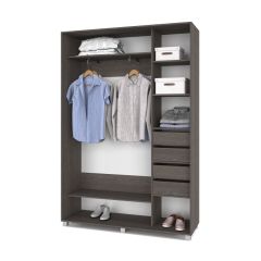 РОЛАНД Шкаф-купе Анкор темный (450*1000) Р401 в Новоуральске - novouralsk.mebel24.online | фото 5