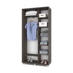 РОЛАНД Шкаф-купе Анкор темный (450*1100) Р411 в Новоуральске - novouralsk.mebel24.online | фото 2