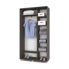 РОЛАНД Шкаф-купе Анкор темный (450*1200) Р421 в Новоуральске - novouralsk.mebel24.online | фото 2