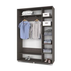 РОЛАНД Шкаф-купе Анкор темный (450*1500) Р451 в Новоуральске - novouralsk.mebel24.online | фото 2