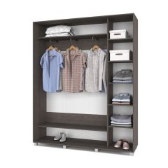 РОЛАНД Шкаф-купе Анкор темный (450*1800) Р481 в Новоуральске - novouralsk.mebel24.online | фото 2