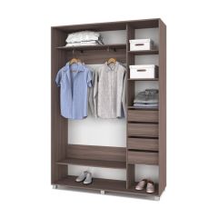 РОЛАНД Шкаф-купе Шимо темный (450*1500) Р451 в Новоуральске - novouralsk.mebel24.online | фото 5