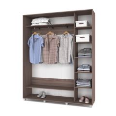 РОЛАНД Шкаф-купе Шимо темный (450*1800) Р481 в Новоуральске - novouralsk.mebel24.online | фото 2