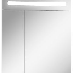 Шкаф-зеркало Аврора 65 с подсветкой LED Домино (DV8006HZ) в Новоуральске - novouralsk.mebel24.online | фото 1