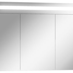 Шкаф-зеркало Аврора 90 с подсветкой LED Домино (DV8011HZ) в Новоуральске - novouralsk.mebel24.online | фото