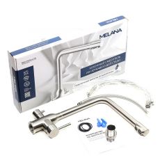 Смеситель д/кухни MELANA-F610304 Stello нерж.сталь, с переключателем на фильтр, однорычажный, сатин в Новоуральске - novouralsk.mebel24.online | фото 2